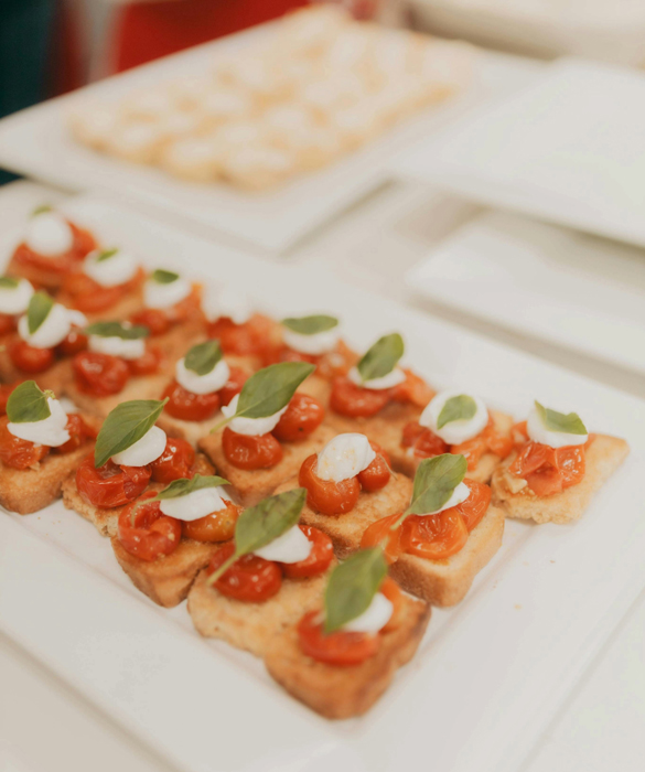 Italian catering trays from Mastro's Catering in Concord